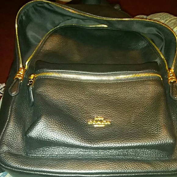 Black Coach Backpack - Picture 5 of 5